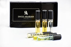 6 SA Sample-Edge & Intense Men, Malaki, Shaghaf Aswad, Maknoon, Pure Instinct - Intense oud