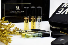 6 SA Sample-Edge & Intense Men, Malaki, Shaghaf Aswad, Maknoon, Pure Instinct - Intense oud