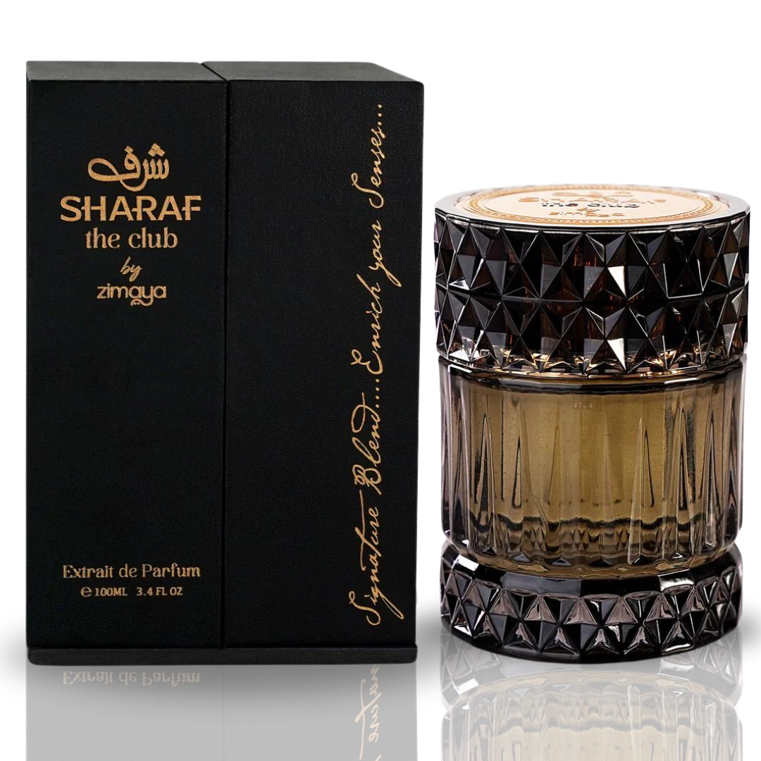 SHARAF THE CLUB Extrait De Parfum Spray 100ML (3.4OZ) by ZIMAYA | Long Lasting, Signature Blend - Enrich Your Senses. - Intense Oud