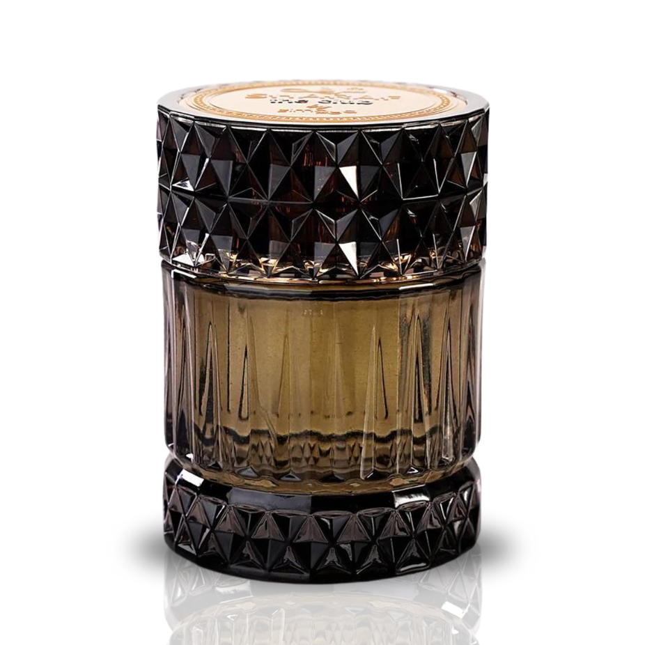 Zimaya Sharaf The Club Extrait De Parfum spray 100ml, elegant glass bottle, showcasing the luxury fragrance for men.