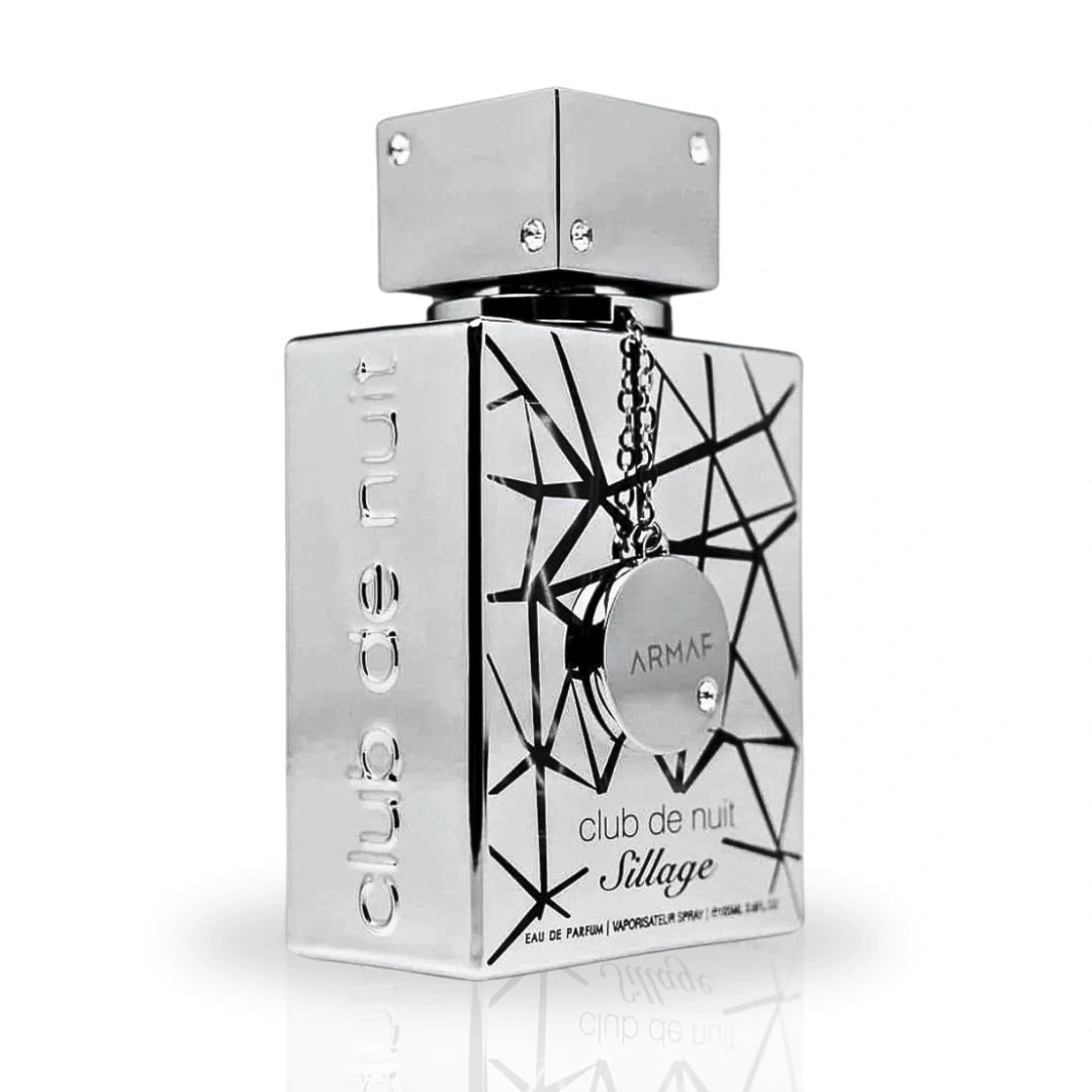 Club De Nuit Sillage Eau de Parfum Spray 105ml by Armaf (Velvet Pouch) - Intense Oud