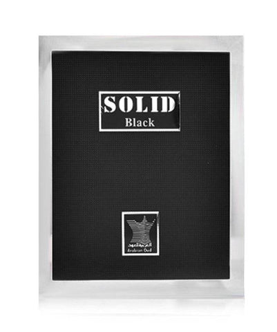 Solid (Black) for Men EDP - Eau de Parfum 100mL (3.4oz) by Arabian Oud - Intense oud