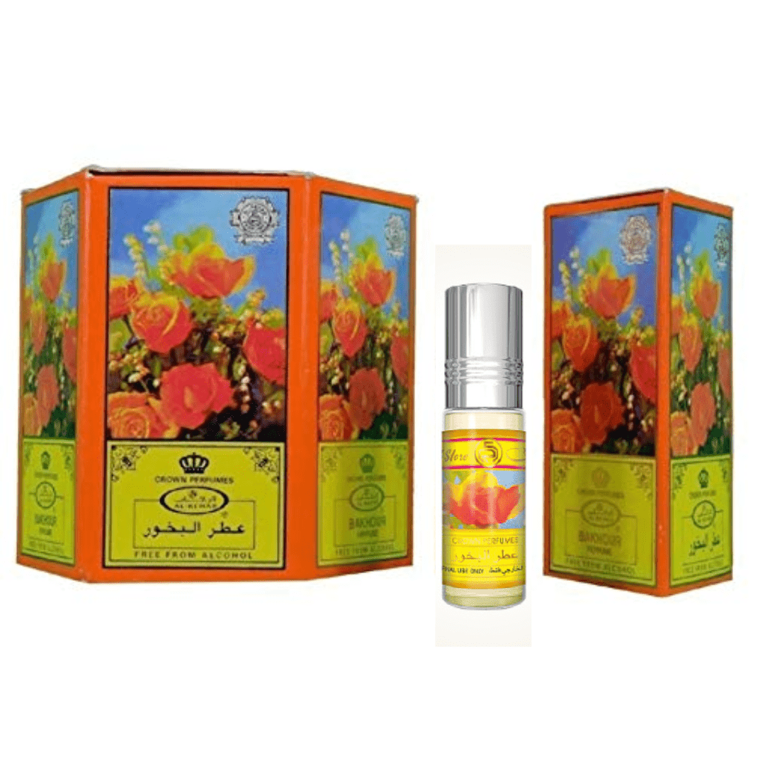 Bakhour -6ml (.2oz) Roll-on Perfume Oil by Al-Rehab (Box of 6) - Intense oud