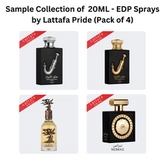【Zack07ページ】 4 perfumes sample Sample Collection of 20ML (0.7 OZ) EDP Sprays by Lattafa