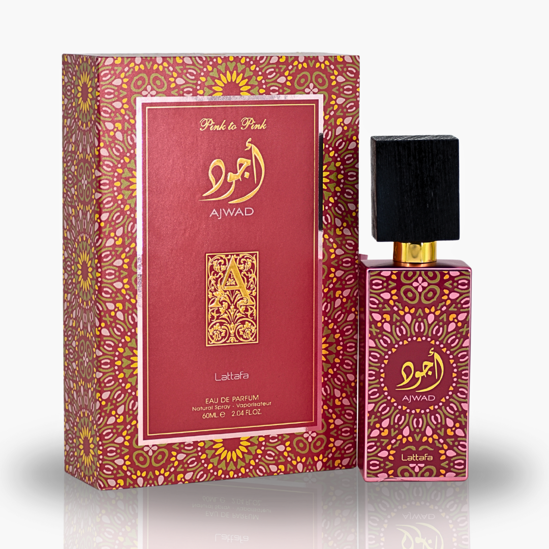 Ajwad Pink to Pink EDP 60ML (2.04 OZ) by Lattafa, Enchanting and Royal Scents, Long Lasting Perfumes for Men & Women - Intense Oud