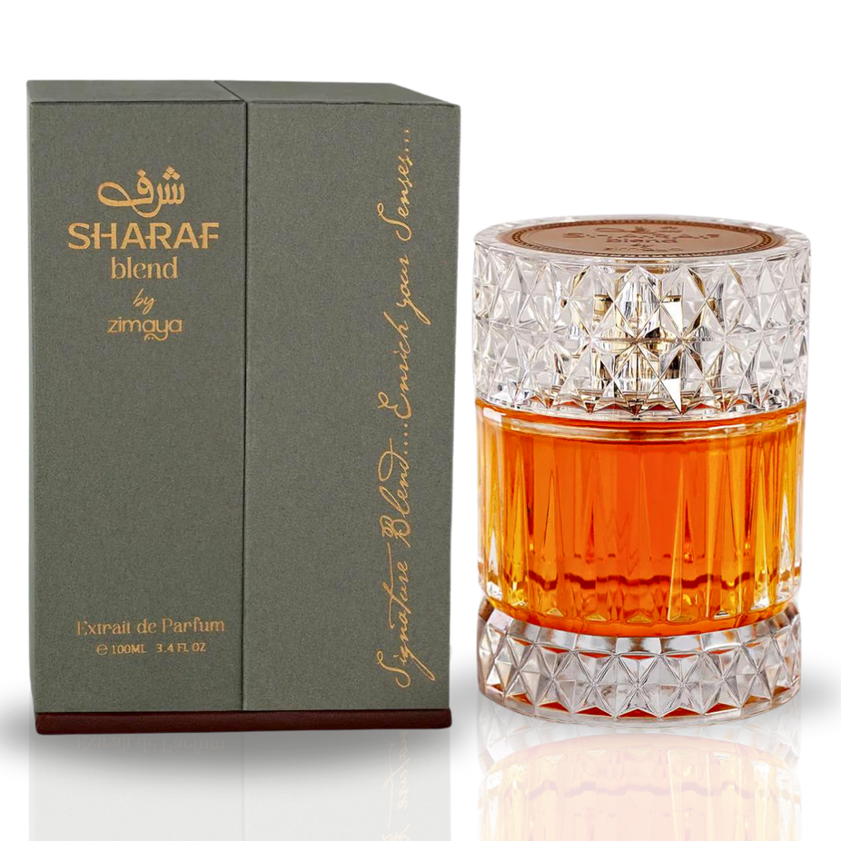 Zimaya Sharaf Blend & The Club EDP extrait de parfum spray 100ml with top notes, long-lasting signature scent, value pack