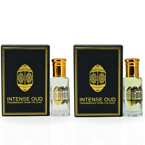 Black Extasy Men & Twinking Sun For Women Perfume Oils 12ML (0.40 OZ) with Black Gift Box by Intense Oud. (BUNDLE) - Intense Oud