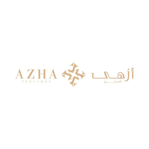 Azha Lulu for Her Eau De Parfum spray 100ML with velvet pouch, elegant fragrance bottle showcasing the Azha brand.