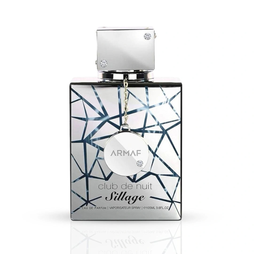 Club De Nuit Sillage Eau de Parfum Spray 105ml by Armaf (Velvet Pouch) - Intense Oud