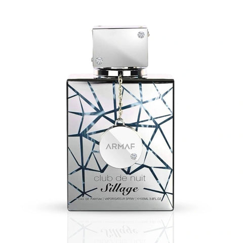 Club De Nuit Sillage Eau de Parfum Spray 105ml by Armaf (Velvet Pouch) - Intense Oud