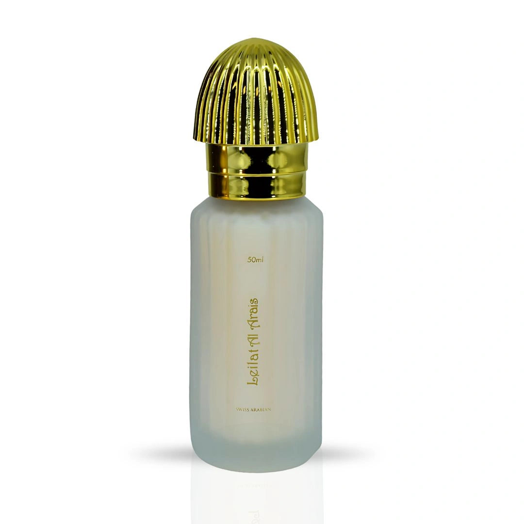 Leilat Al Arais Eau de Milky 50ml (1.7 oz) by Swiss Arabian (Velvet Pouch) - Intense Oud