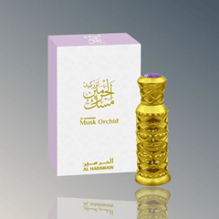 Al Haramain Musk Orchid Perfume Oil-12ml (0.5 oz) by Al Haramain - Intense oud
