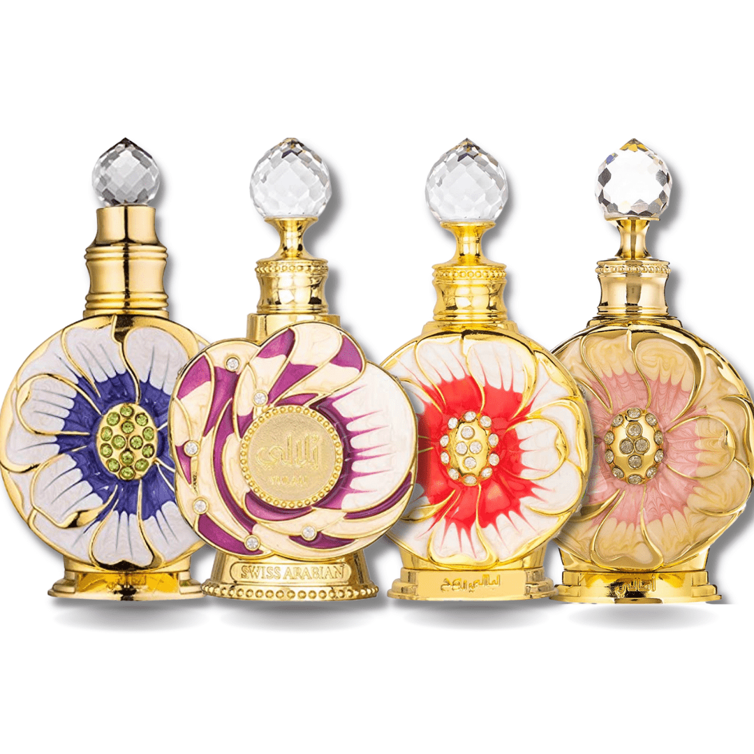 Layali 4 Piece CPO 0.5oz Women Collection-Layali, Yulali, Amaali, Layali Rouge - Intense oud