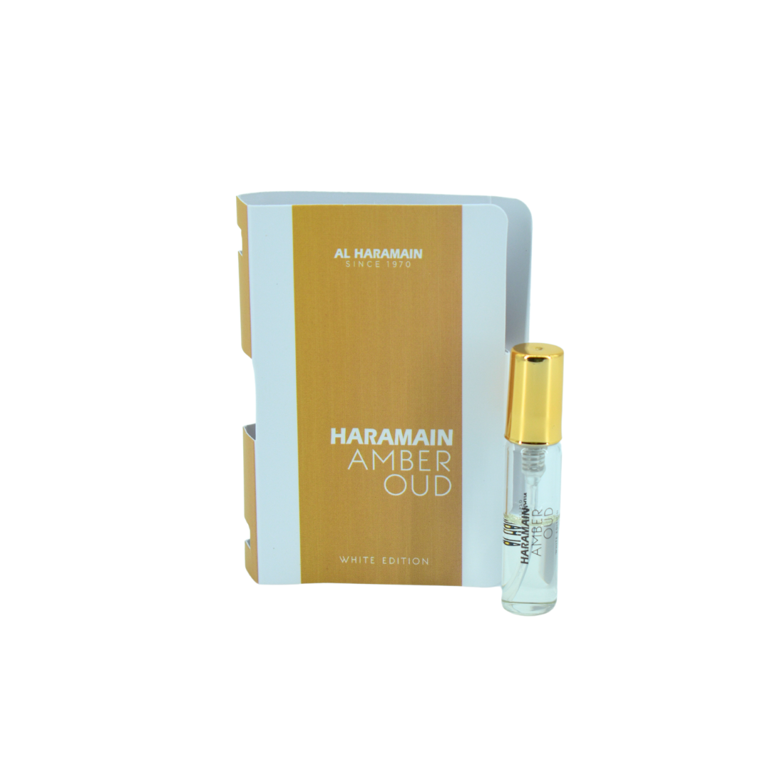 1 Amber Oud White Edition EDP Sample  - 1ML (0.05 oz) by Al Haramain - Intense oud