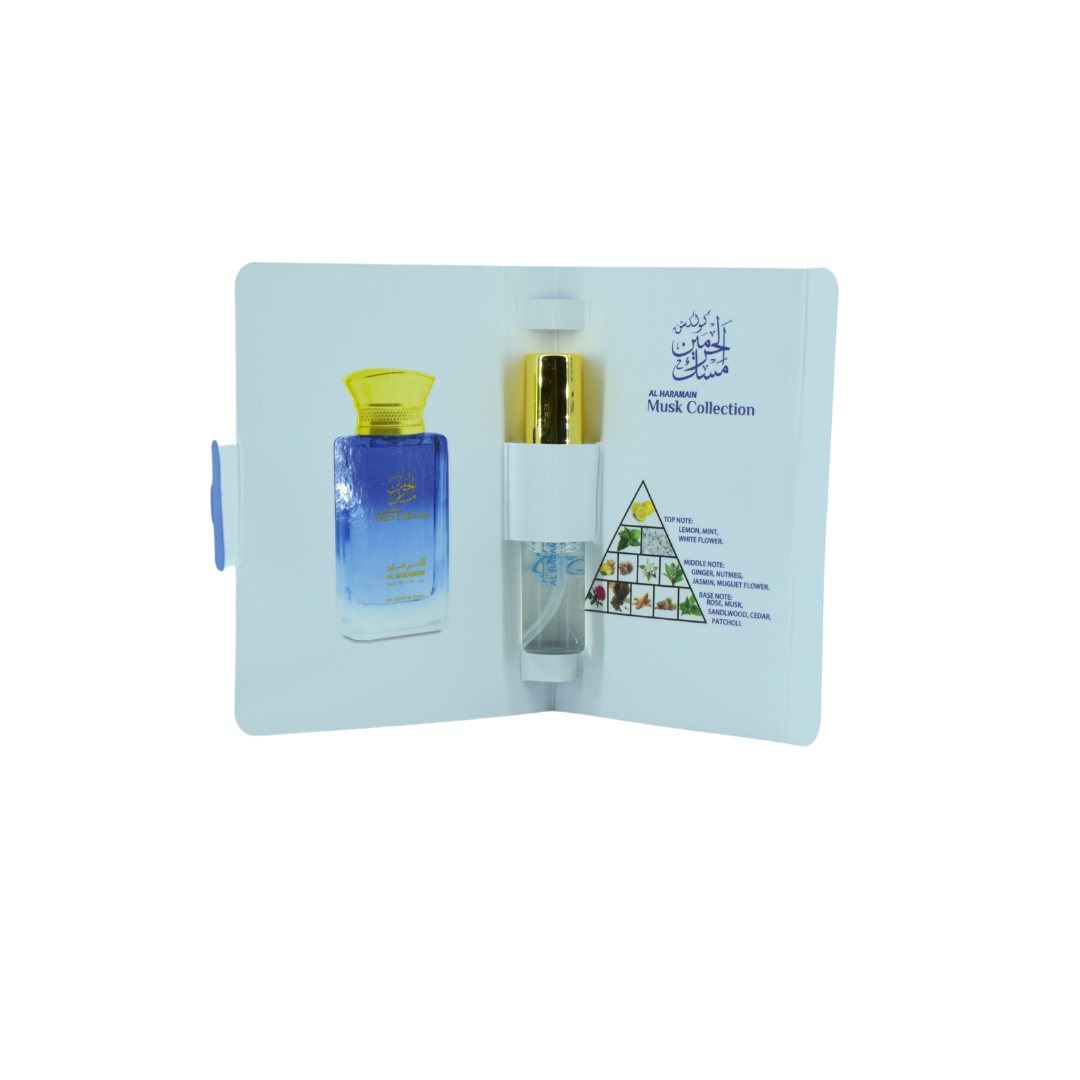 1 Musk Collection EDP Sample  - 1ML (0.05 oz) by Al Haramain - Intense oud