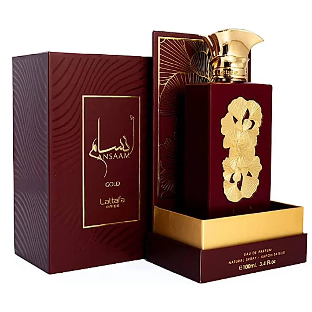 Ansaam Gold EDP -Eau De Parfum 100 ML (3.4 Oz) I By Lattafa Pride - Intense oud