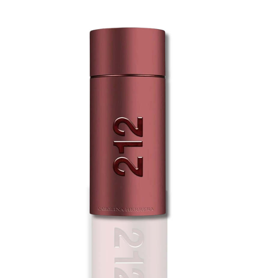 Carolina Herrera 212 Sexy Men Eau De Toilette bottle, 100ml (3.4oz), with sleek design and modern branding visible in the image