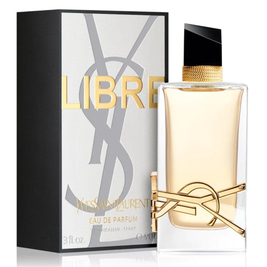 Yves Saint Laurent Libre for Women Eau De Parfum 90ml bottle with elegant floral and modern design.
