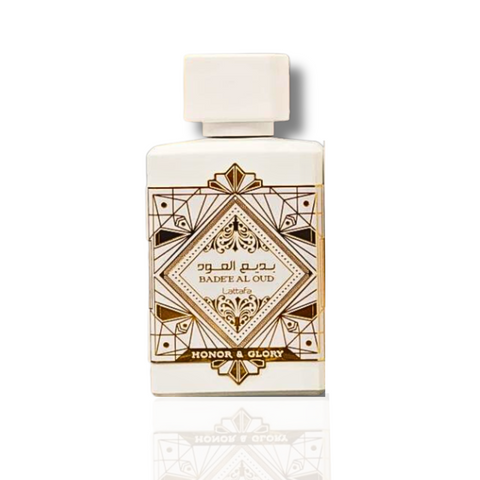 Bade’e Al Oud Honor & Glory EDP Perfume By Lattafa. (WITH VELVET POUCH) - Intense Oud