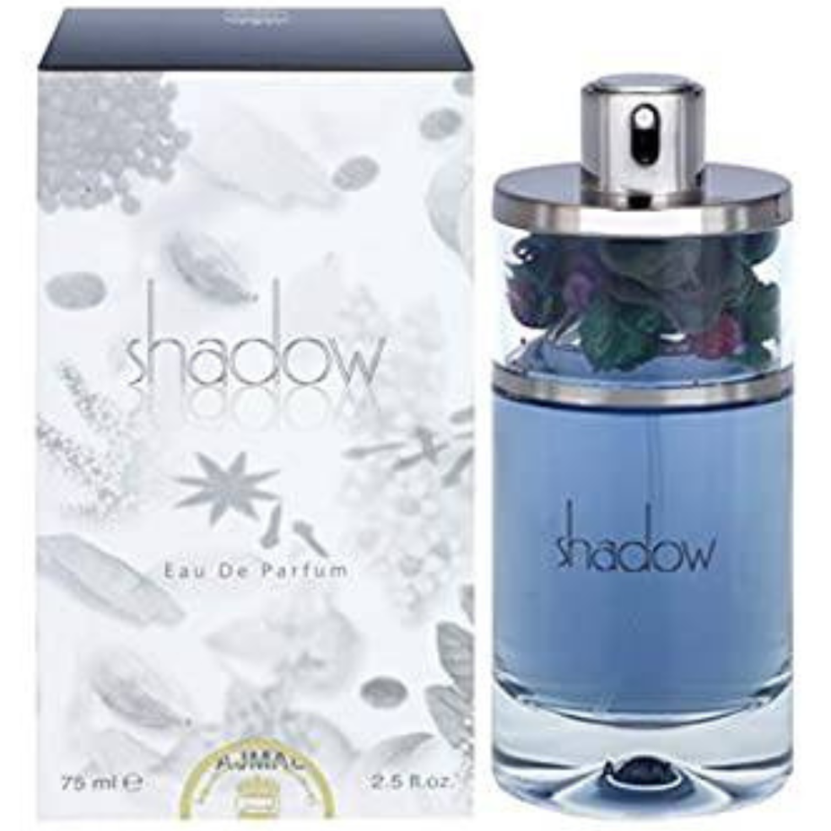 Ajmal Shadow for Men 2 EDP Eau De Parfum 75ml bottle, featuring sleek packaging and dark design.