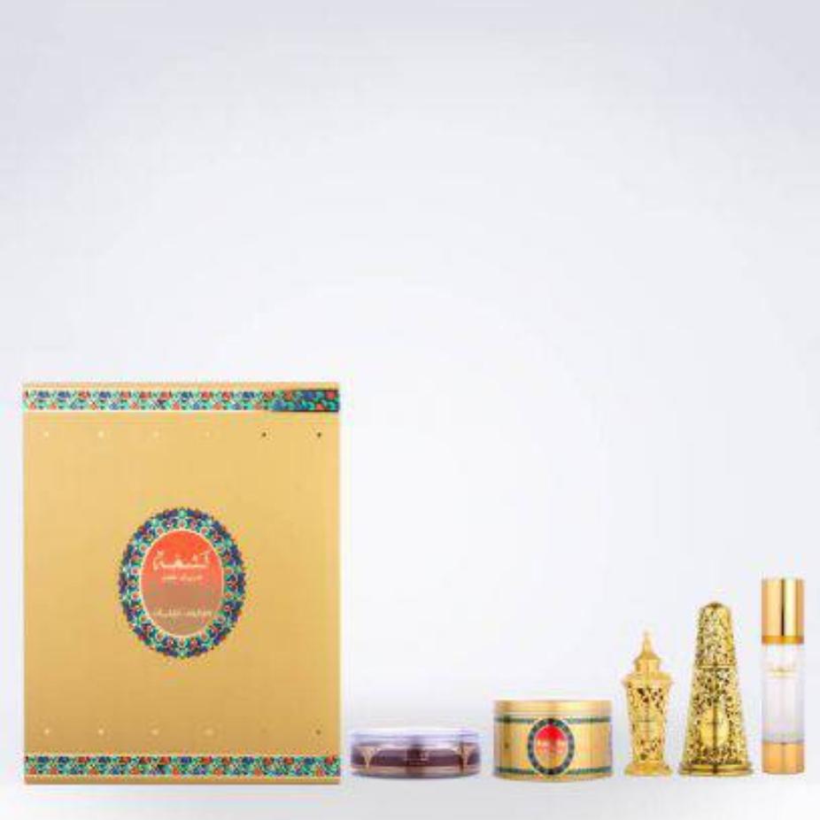 Swiss Arabian Kashkha for Women perfume gift set with elegant bottles and packaging, perfect for gifting or personal use.