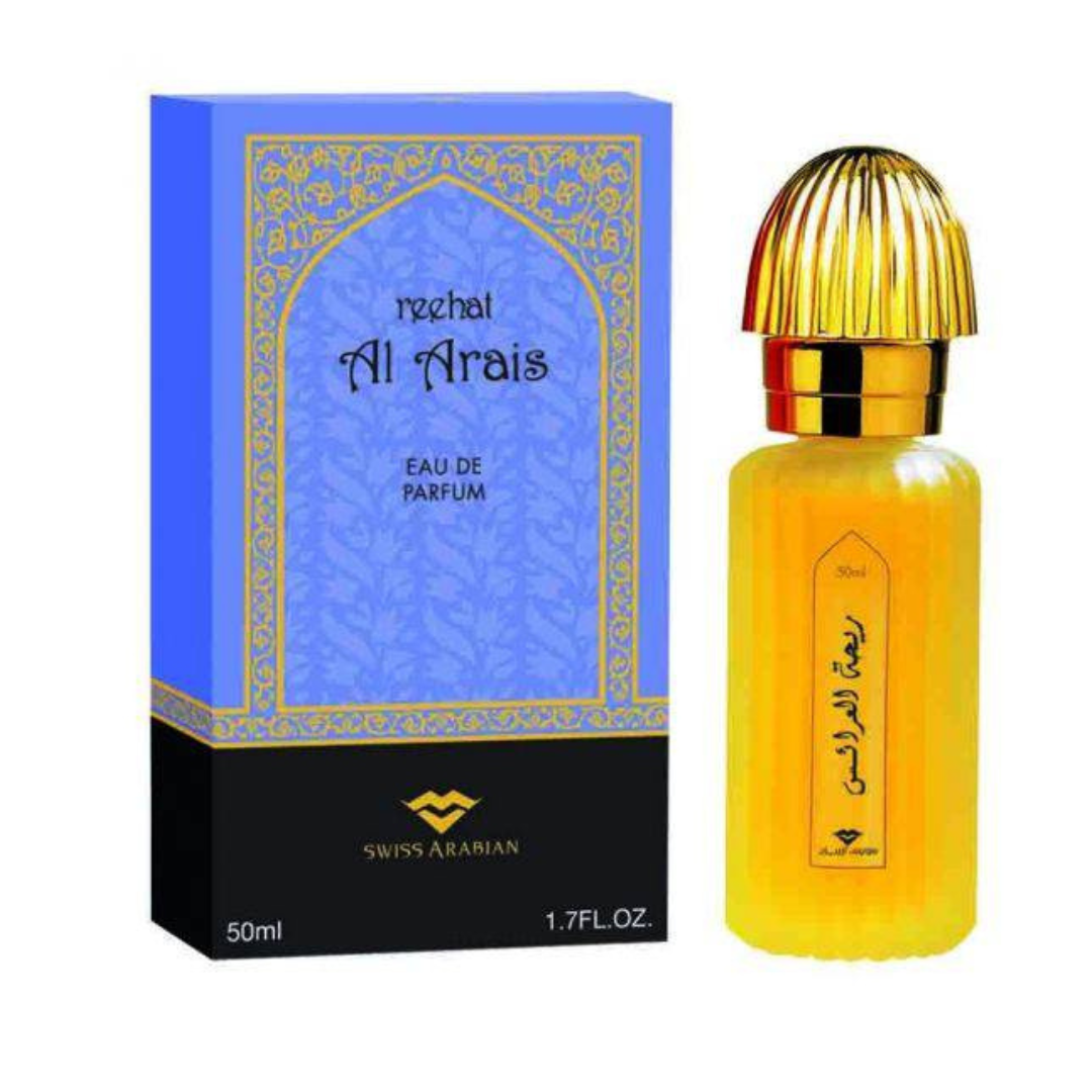 Reehat Al Arais EDP- 50 ML (1.7 oz) by Swiss Arabian - Intense Oud