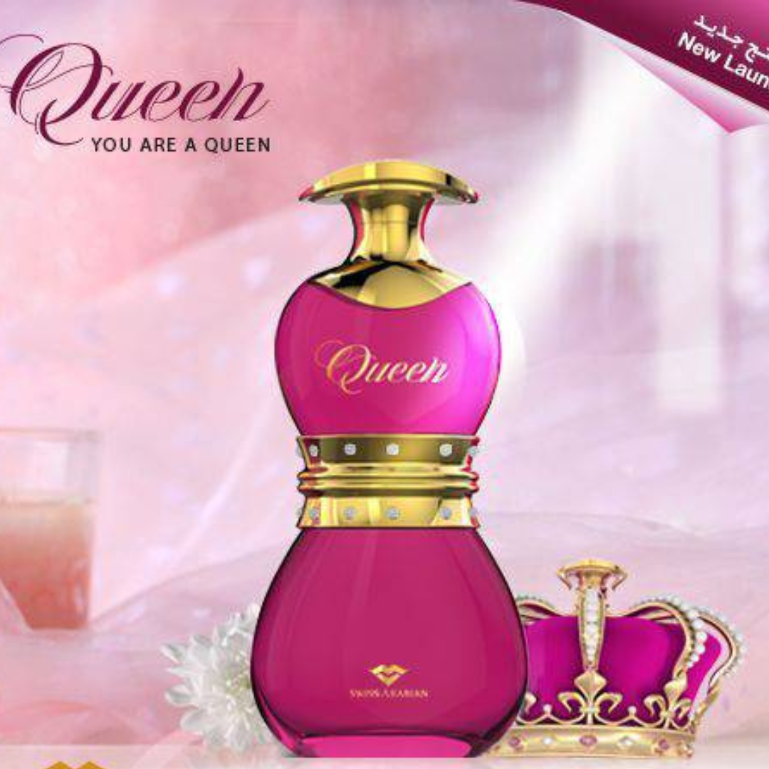 Queen for Women EDP-75ml(2.5 oz) by Swiss Arabian(WITH VELVET POUCH) - Intense Oud
