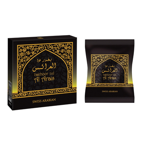 Oud al Arais bakhoor 40 GM (1.4 oz) by Swiss Arabian - Intense Oud