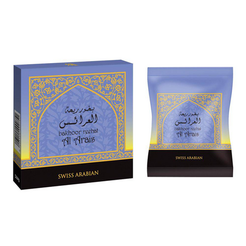 Reehat Al Arais Bakhoor 40 Gm (1.4 oz) by Swiss Arabian - Intense Oud