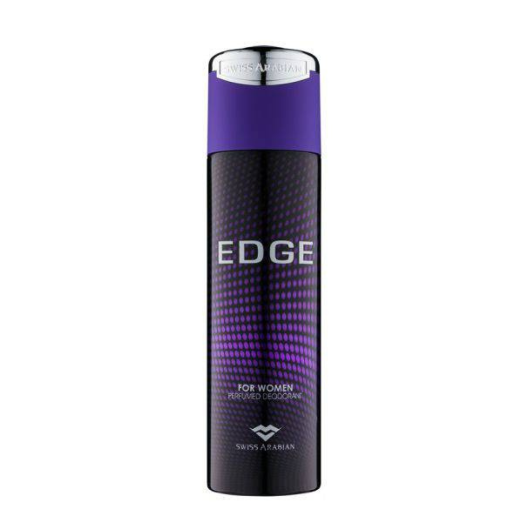 Edge for Women Deodorant - 200 ML (6.7 oz) by Swiss Arabian - Intense Oud