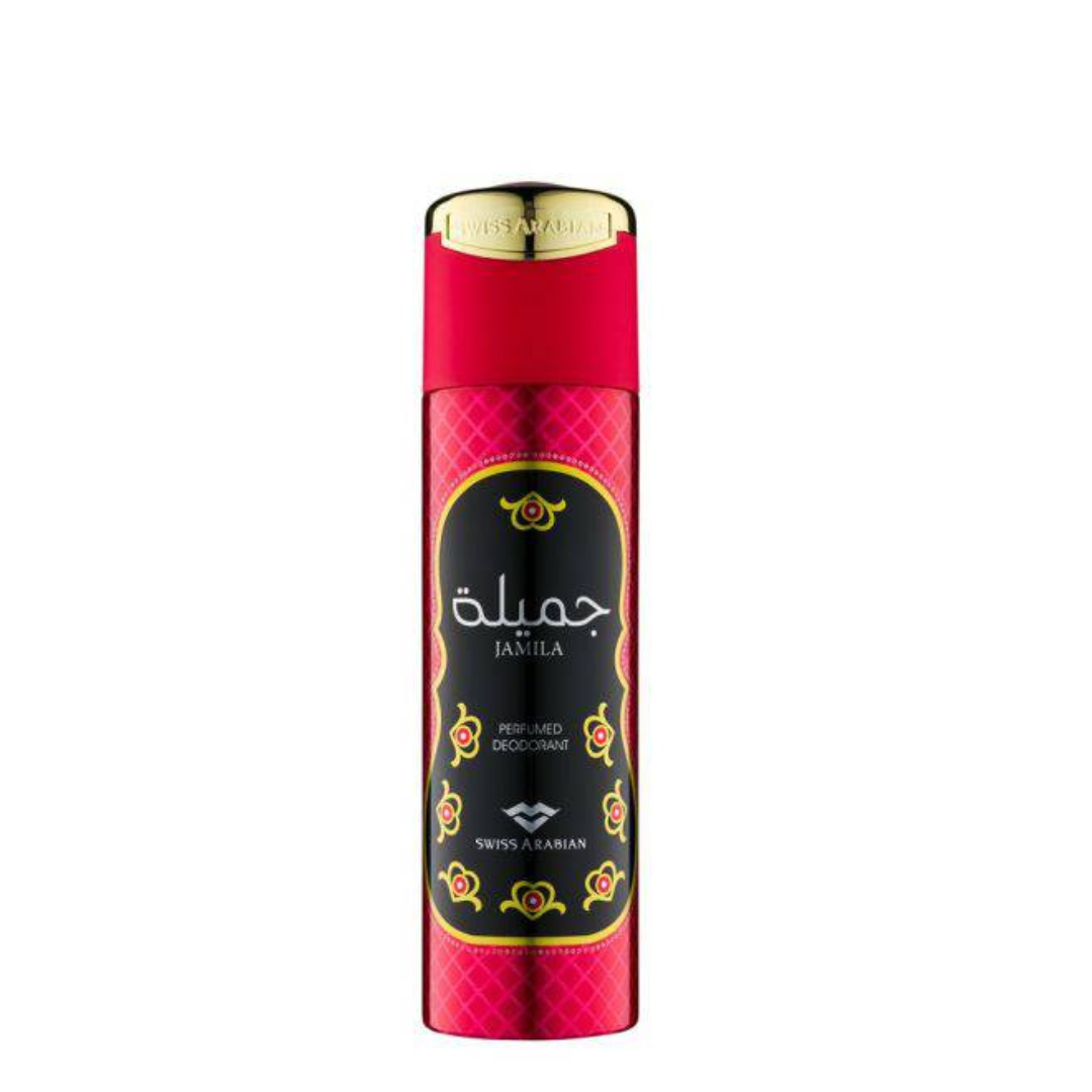 Jamila Deodorant - 200 ML (6.7 oz) by swiss Arabian - Intense Oud