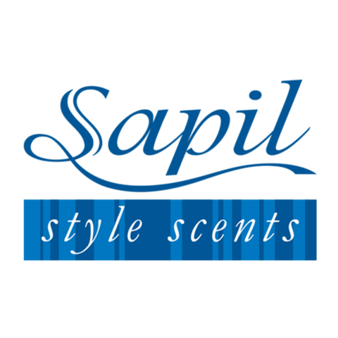Sapil Command for Men EDT 100 ML bottle with velvet pouch, masculine fragrance in a sleek glass bottle.