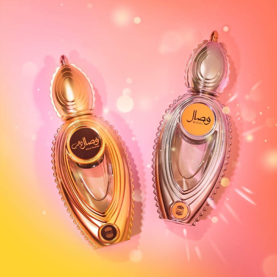 Wisal EDP by Ajmal, a two-piece Eau de Parfum set with elegant bottles, showcasing the complete series in stylish packaging.