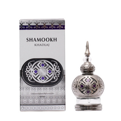 SHAMOOKH SILVER CONCENTRATED PERFUME OIL - 20ml (0.6Oz) BY KHADLAJ - Intense Oud