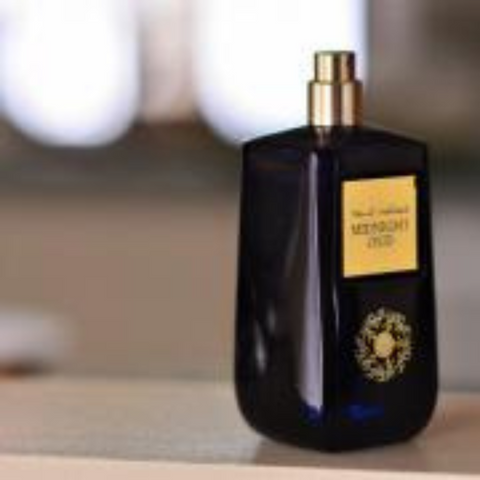 Midnight Oud EDP  - 100mL (3.4oz) by Ard Al Zaafaran (WITH VELVET POUCH) - Intense Oud