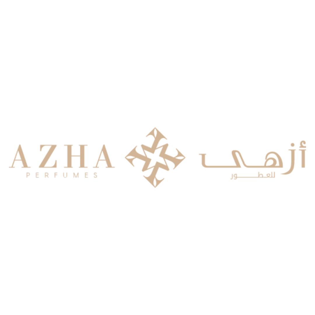 Amber Malaky For Him AZHA Eau De Parfum 100ml bottle with amber and woody notes, elegant packaging and modern design.