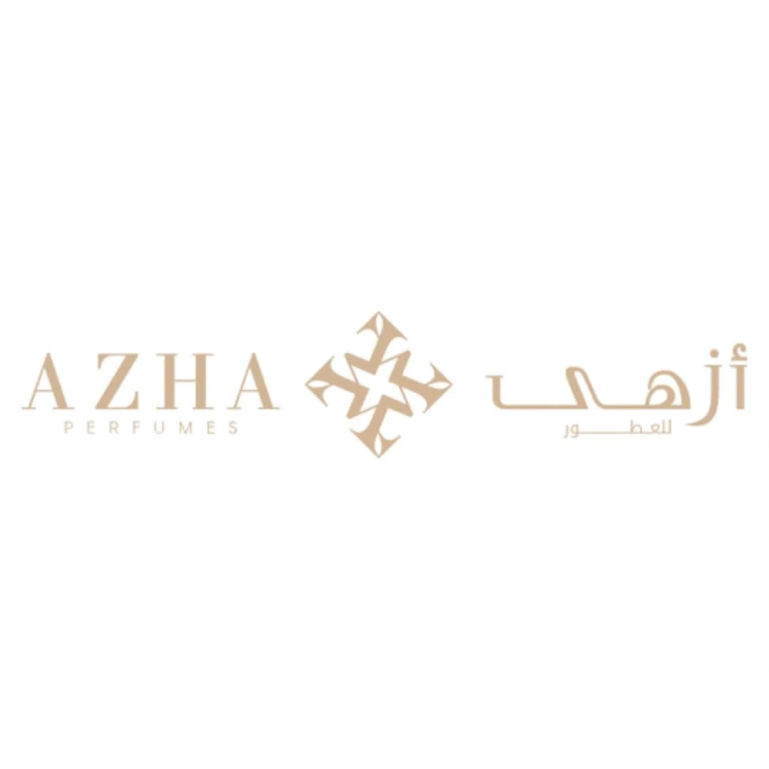 Arabian Lady for Her Eau de Parfum spray by AZHA, 100ml, featuring a velvet pouch, with elegant fragrance bottle and decorative design.