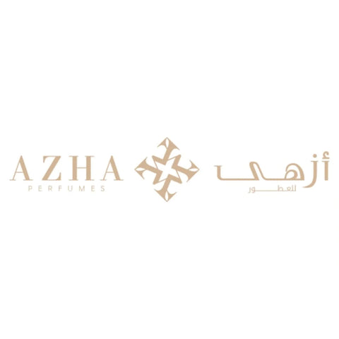 Arabian Lady for Her Eau de Parfum spray by AZHA, 100ml, featuring a velvet pouch, with elegant fragrance bottle and decorative design.