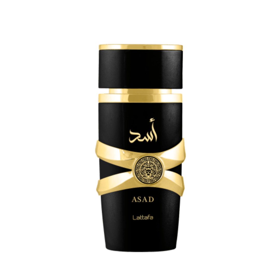 Asad EDP - 100ml by Lattafa (WITH VELVET POUCH) | Top-Tier Scent with sweet Aroma - Intense Oud