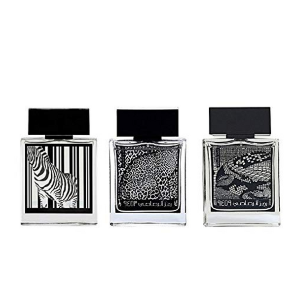 Rumz Al Rasasi 9325 9459 9453 Zebra Leopard Crocodile Men Set