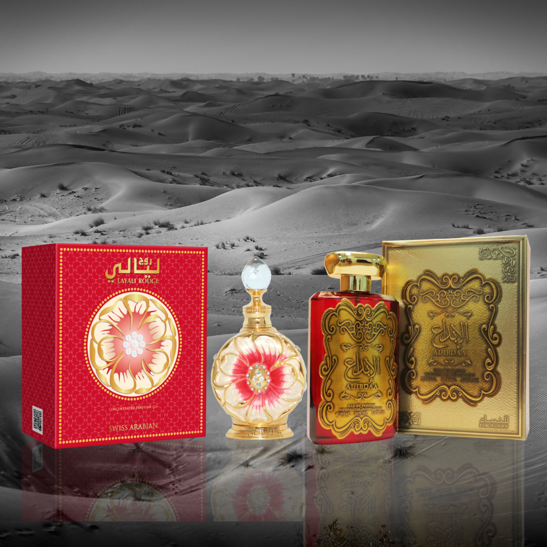 Layali & Layali Rouge for Women Perfume Oil-15ml by Swiss Arabian