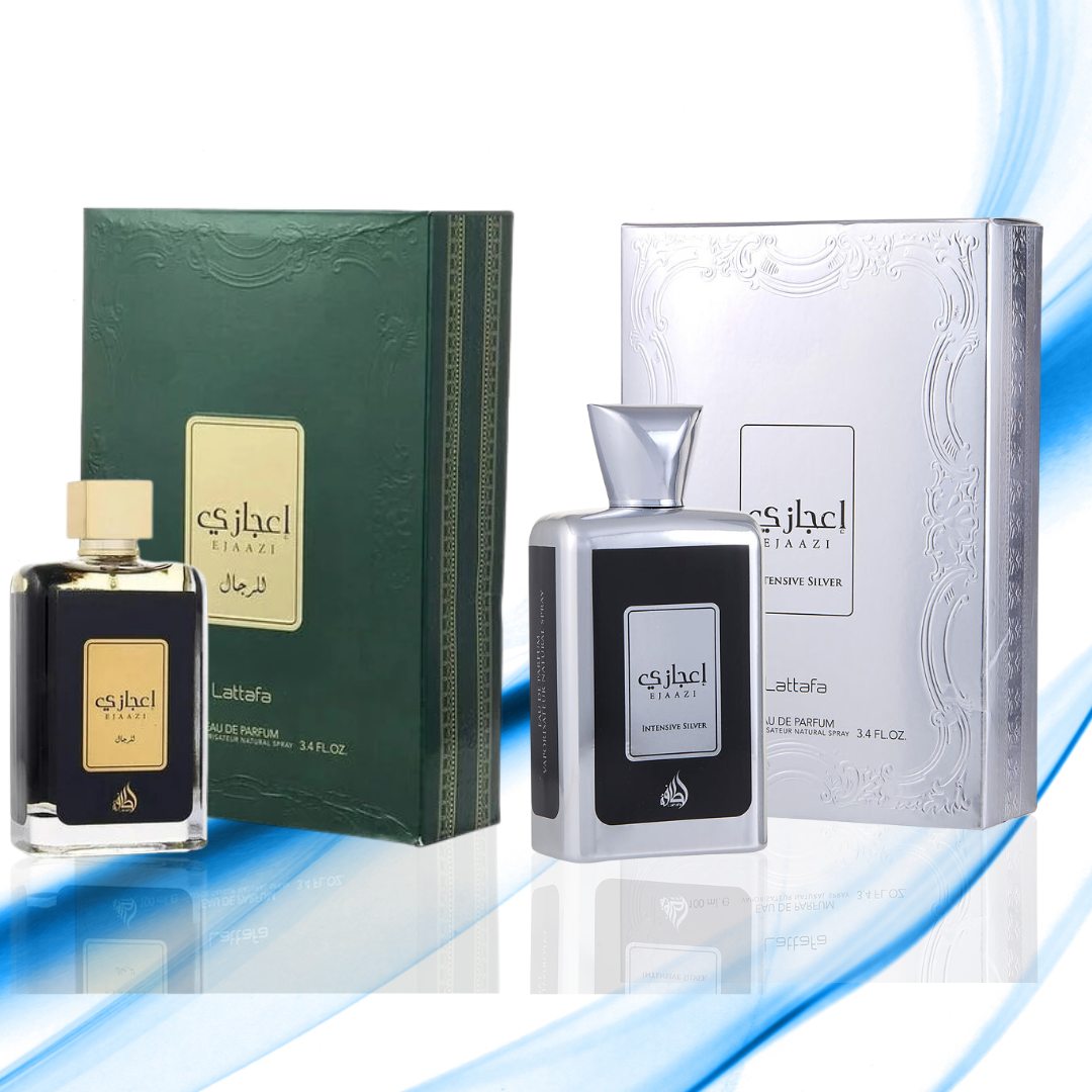 Ejaazi & Ejaazi Intensive Silver EDP-100ml | by Lattafa Perfumes Ejaazi & Ejaazi Intensive Silver EDP-100ml | by Lattafa Perfumes