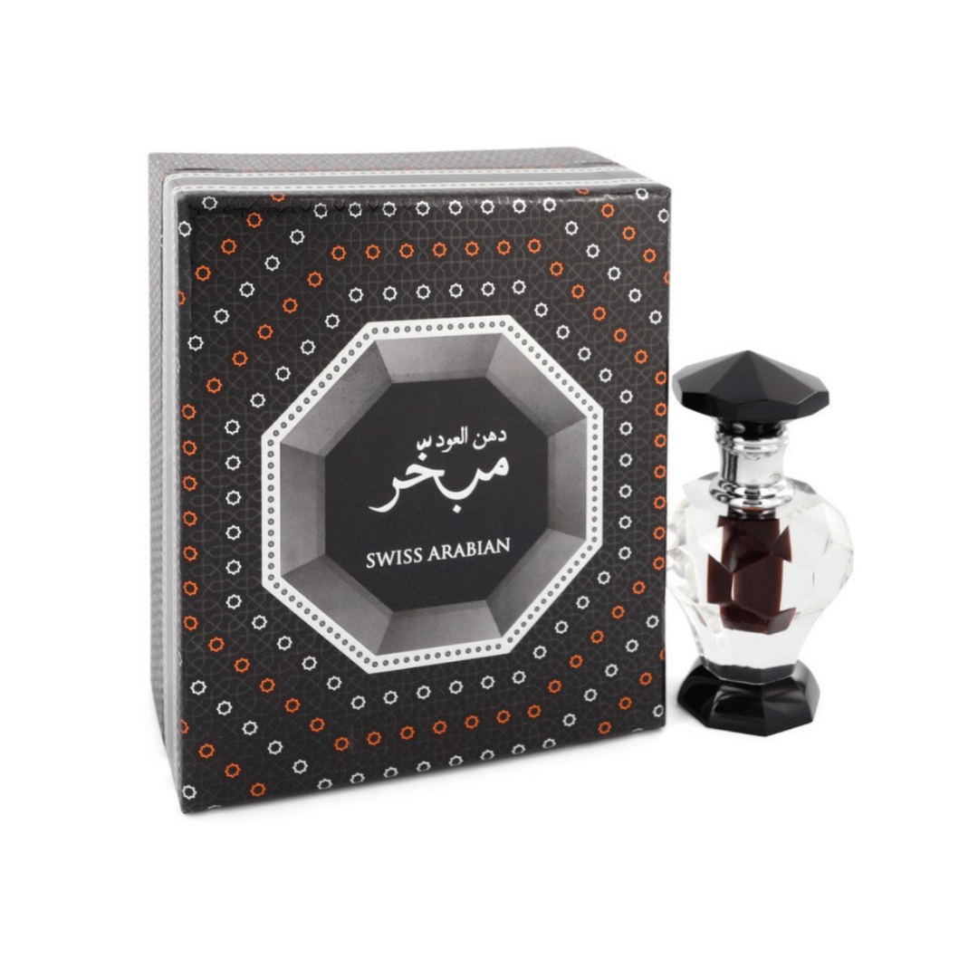 Dehn El Oud Mubakhar Perfume Oil - 3 ML (0.1 oz) by Swiss Arabian - Intense Oud