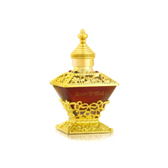Attar Al Kaaba Perfume Oil-25ml(0.8 oz) by Al Haramain (WITH VELVET POUCH) - Intense Oud