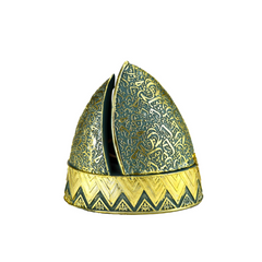 Calligraphy Arched Beehive Dome Style Closed Incense Bakhoor Burner - Teal - Intense Oud