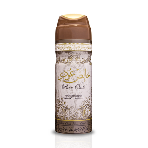 Pure Oudi Deodorant - 200ML by Lattafa - Intense Oud