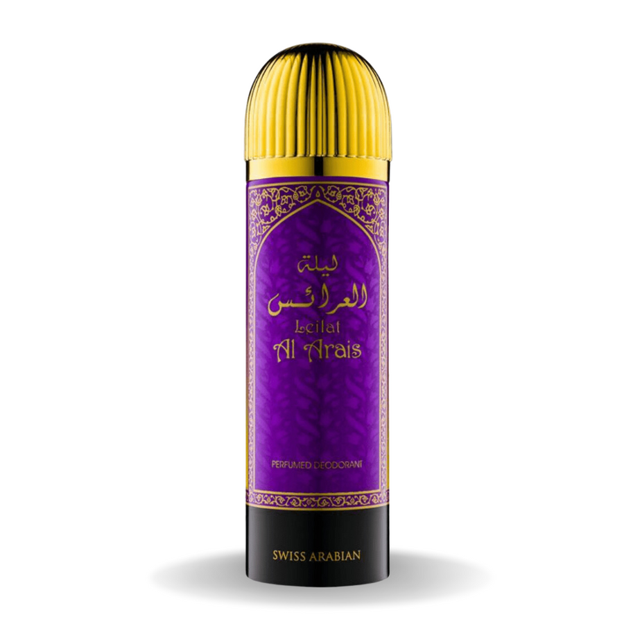 Leilat Al Arais Deo - 200 ML (6.7 oz) by Swiss Arabian - Intense Oud