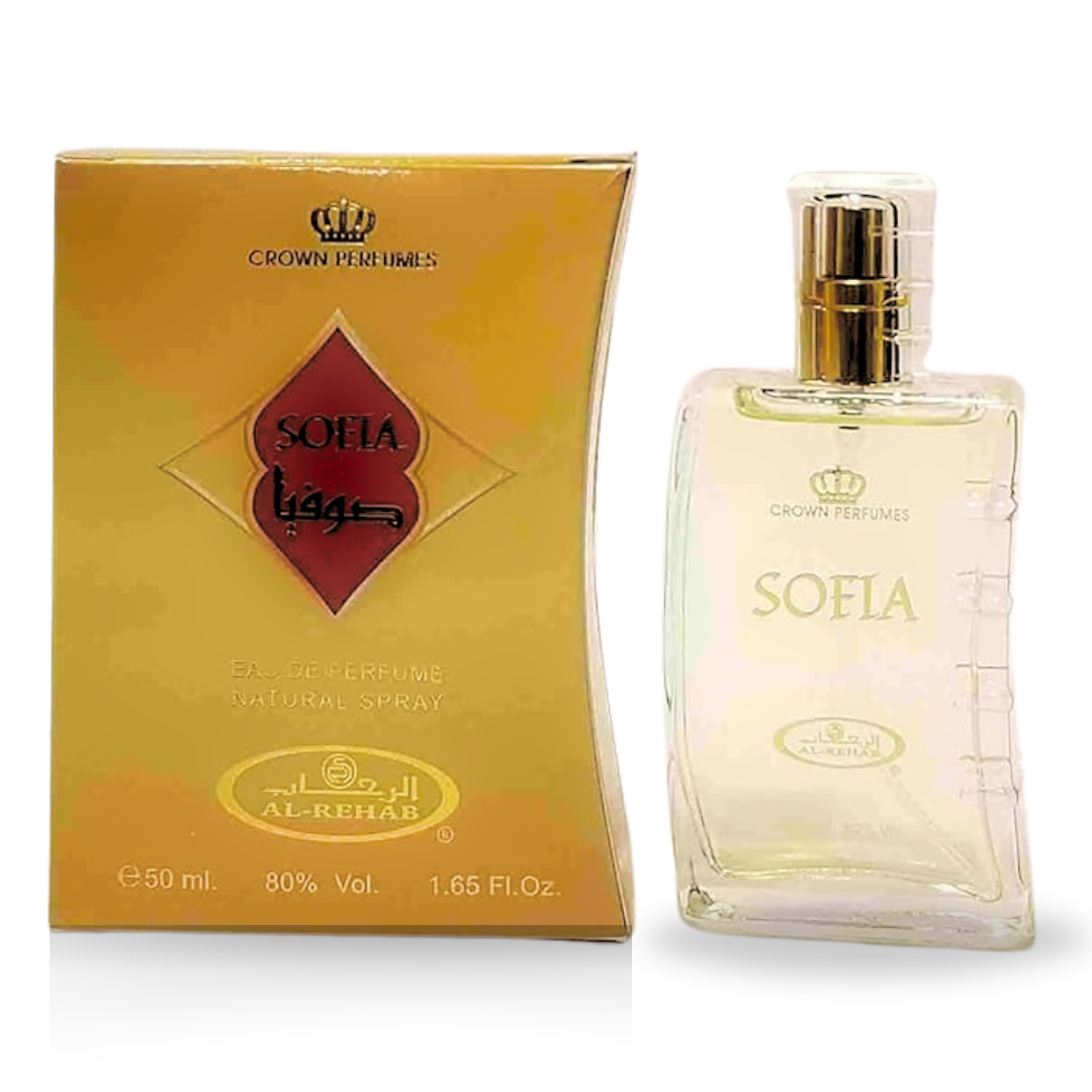 Al-Rehab Collection of Eau De Parfum Spray 50ML (1.7 OZ), Travel Size Perfumes For Men & Women - Intense Oud