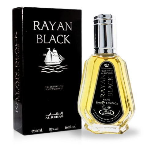 Rayyan Black EDP - 50ML (1.7 OZ) By Al Rehab - Intense Oud