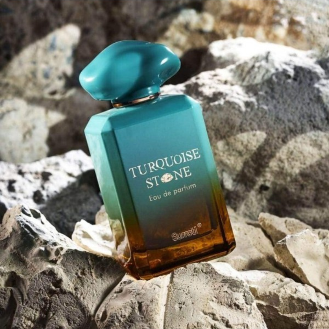 Turquoise Stone EDP 100ML (3.4 OZ) by SURRATI, Exotic Fragrances for Men & Women. - Intense Oud